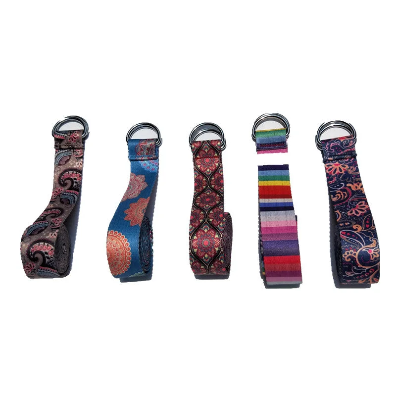 Price Cut New Multi style Women Yoga Stretch Strap D-Ring Belt Fitness Exercise Gym Rope Price Cut New Multi style Women Yoga Stretch Strap D-Ring Belt Fitness Exercise Gym Rope