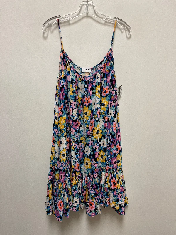 Bonus Savings Dress Casual Short By Storia In Floral Print, Size: M