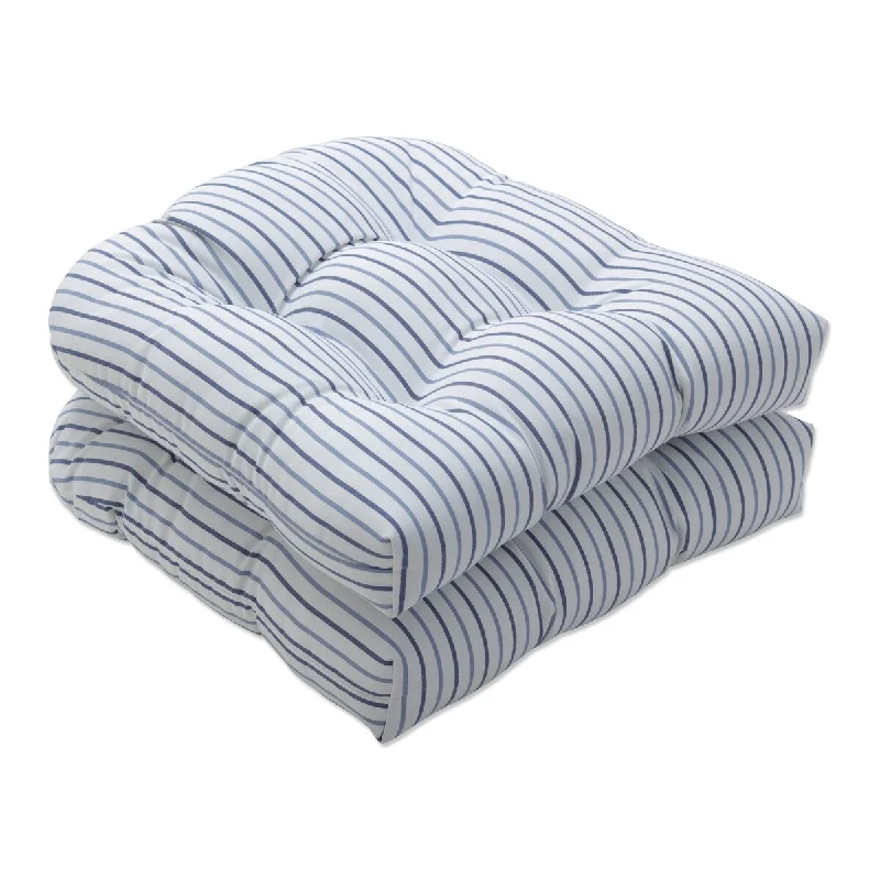 Huge Discounts Pillow Perfect Outdoor Austin Lapis Wicker Seat Cushion (Set of 2) - 19 X 19 X 5 - 19 X 19 X 5 Huge Discounts Pillow Perfect Outdoor Austin Lapis Wicker Seat Cushion (Set of 2) - 19 X 19 X 5 - 19 X 19 X 5