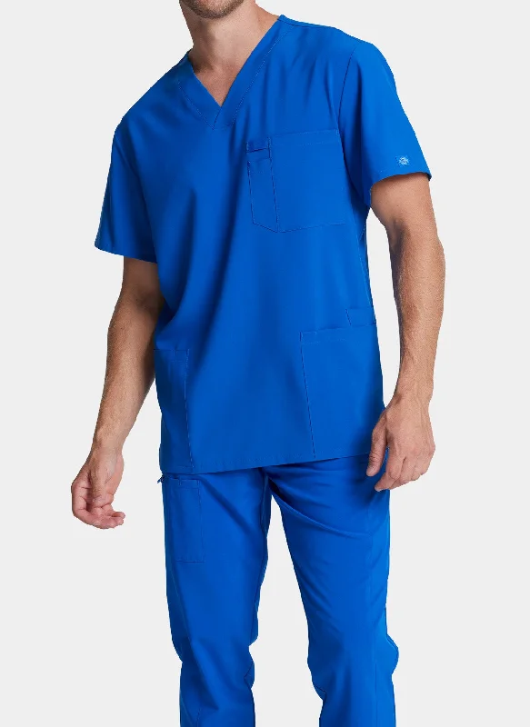 Dickies EDS Essentials Men's V-Neck Scrub Top DKE645 - Royal