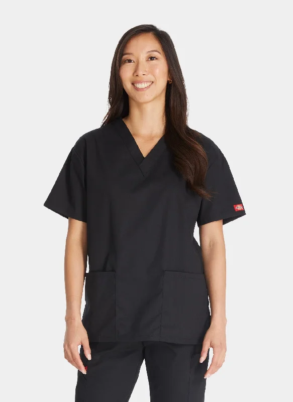 Dickies EDS Signature V-Neck Scrub Top DKE86706 - Black