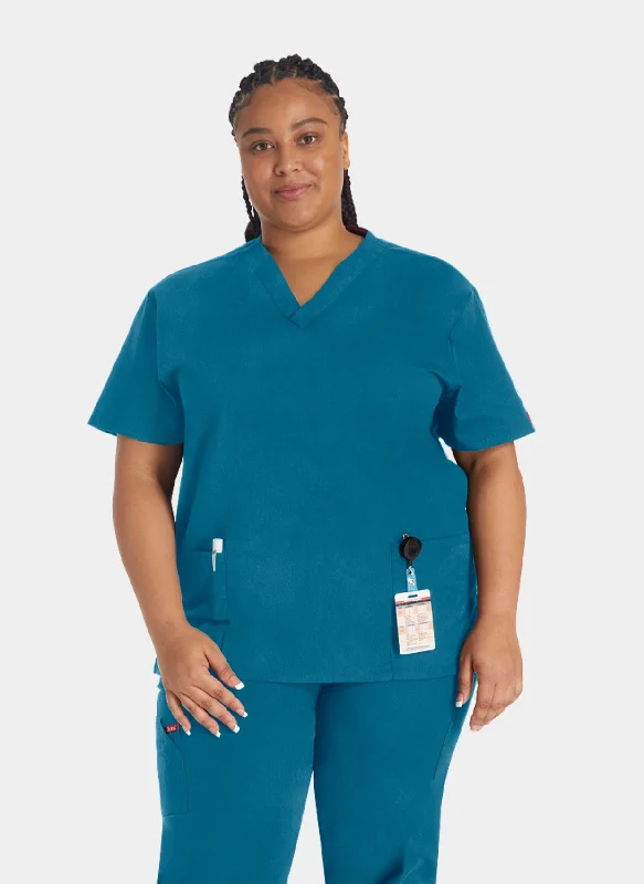 Dickies EDS Signature V-Neck Scrub Top DKE86706 - Caribbean