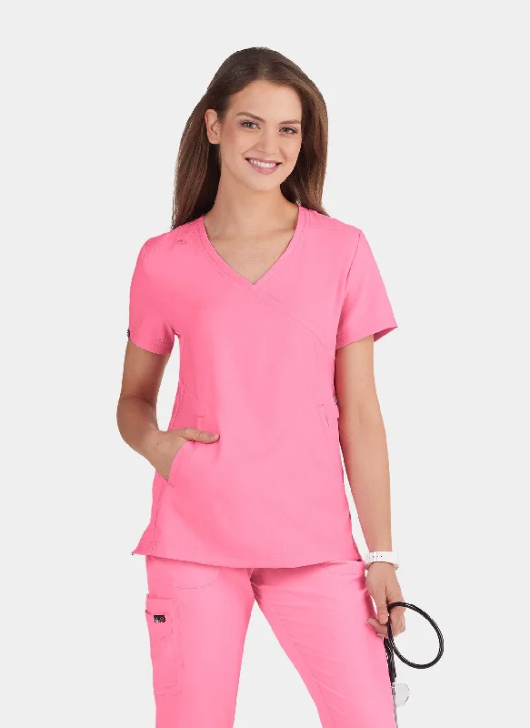 Koi Lite Philosophy Scrub Top - Peony Pink