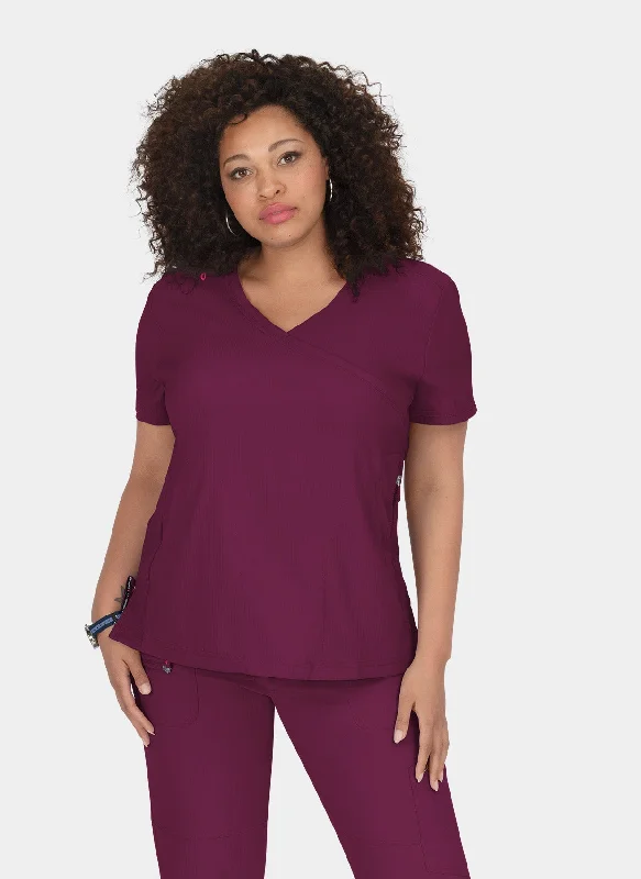 Koi Lite Philosophy Scrub Top - Wine