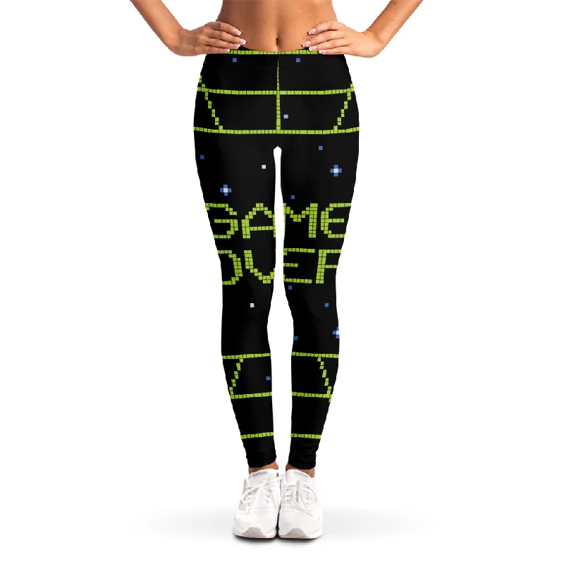 8-Bit Game Over Print Women's Leggings