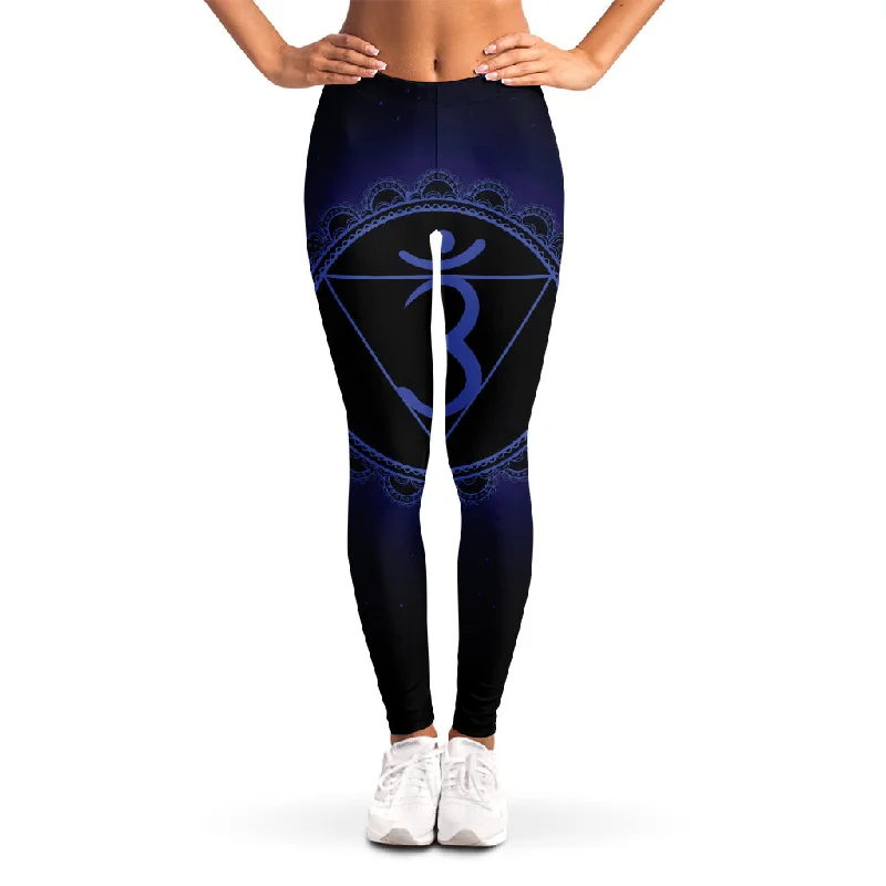 Ajna Chakra Symbol Print Women's Leggings