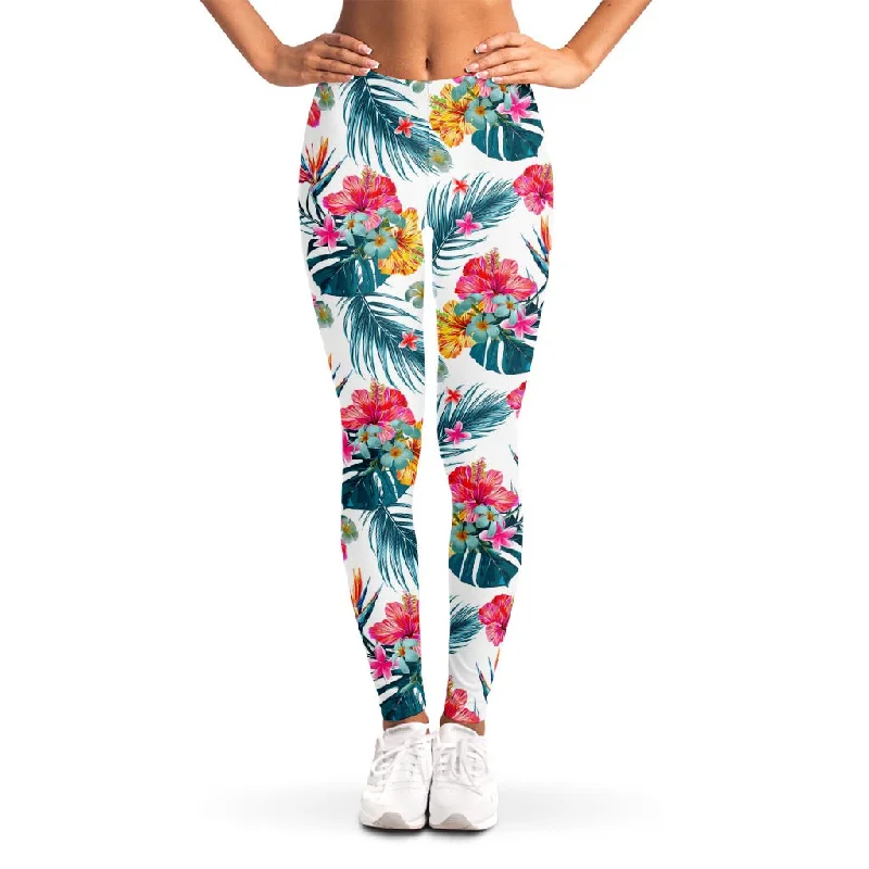 Aloha Hawaii Floral Pattern Print Women's Leggings