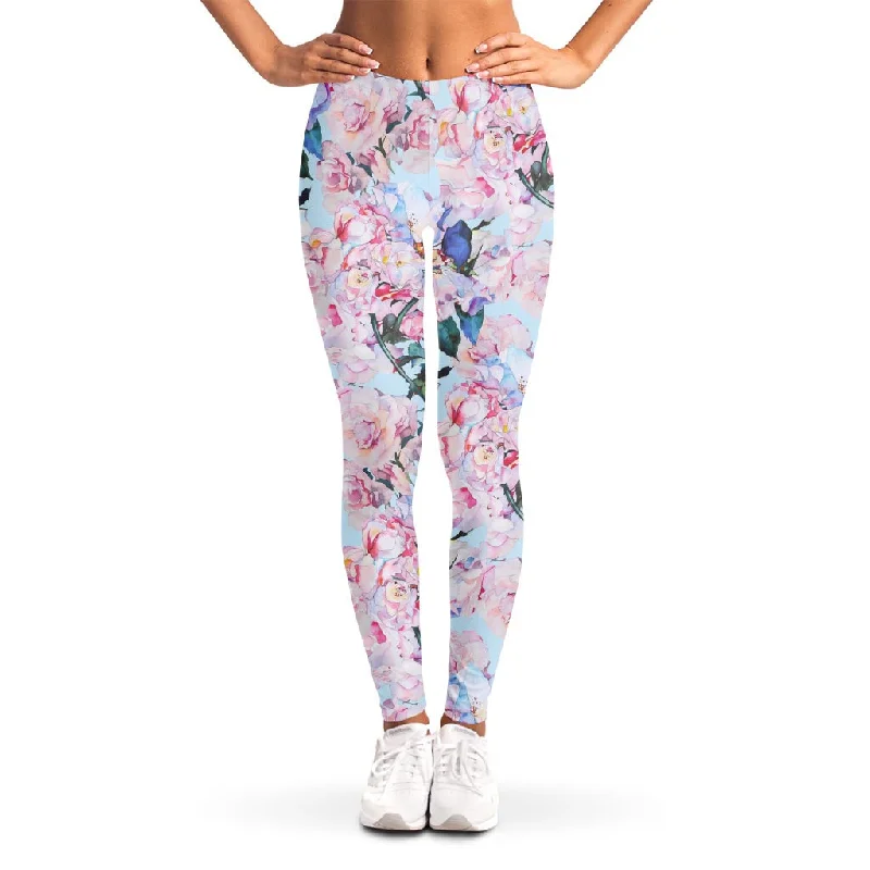 Blossom Floral Flower Pattern Print Women's Leggings