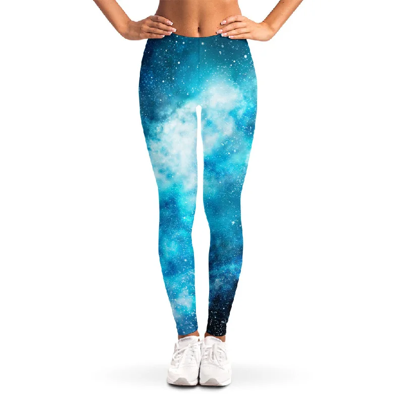 Blue Sky Universe Galaxy Space Print Women's Leggings