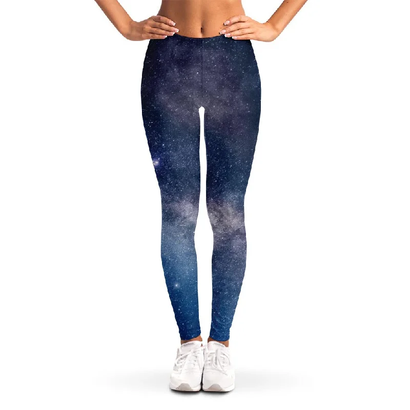 Dark Nebula Universe Galaxy Space Print Women's Leggings