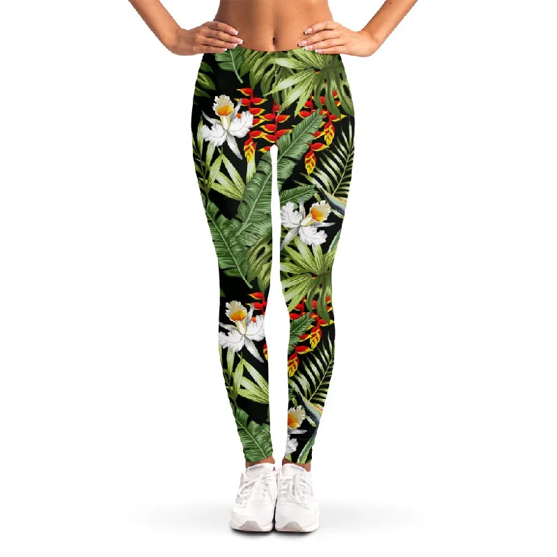 Hawaii Tropical Plants Pattern Print Women's Leggings