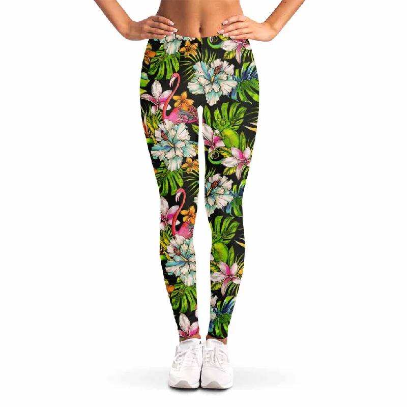 Hawaiian Aloha Tropical Pattern Print Women's Leggings