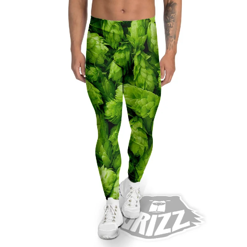 Hop Cone Fresh Print Men's Leggings