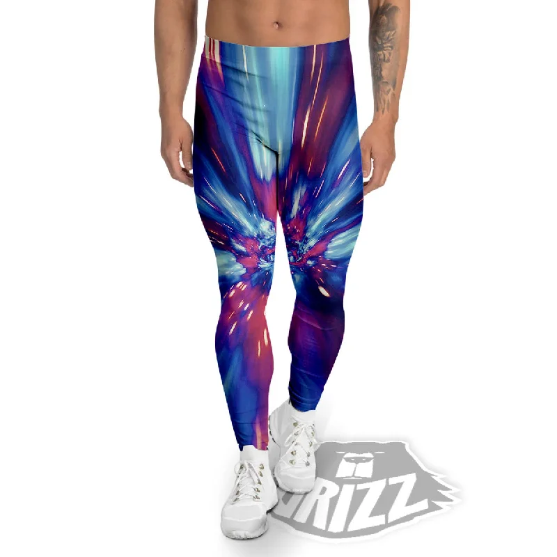 Lightspeed Galaxy Print Men's Leggings