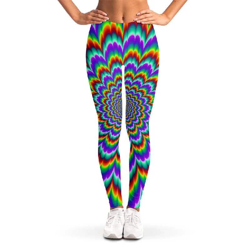 Psychedelic Expansion Optical Illusion Women's Leggings