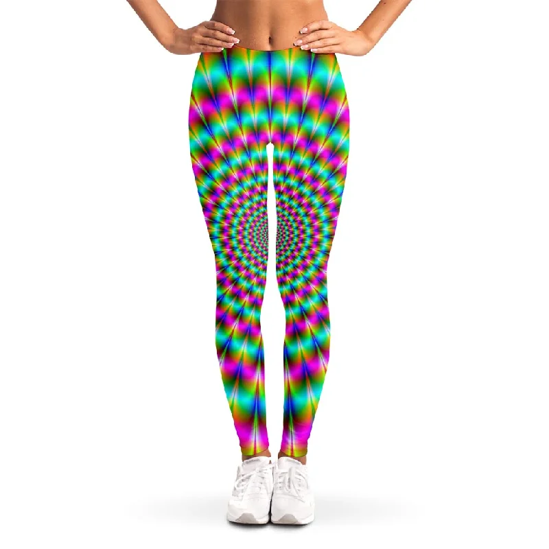 Psychedelic Rave Optical Illusion Women's Leggings