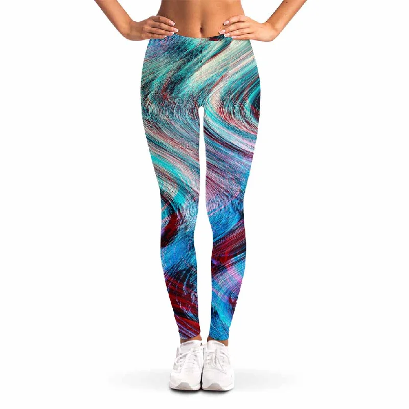 Smoke Psychedelic Trippy Print Women's Leggings