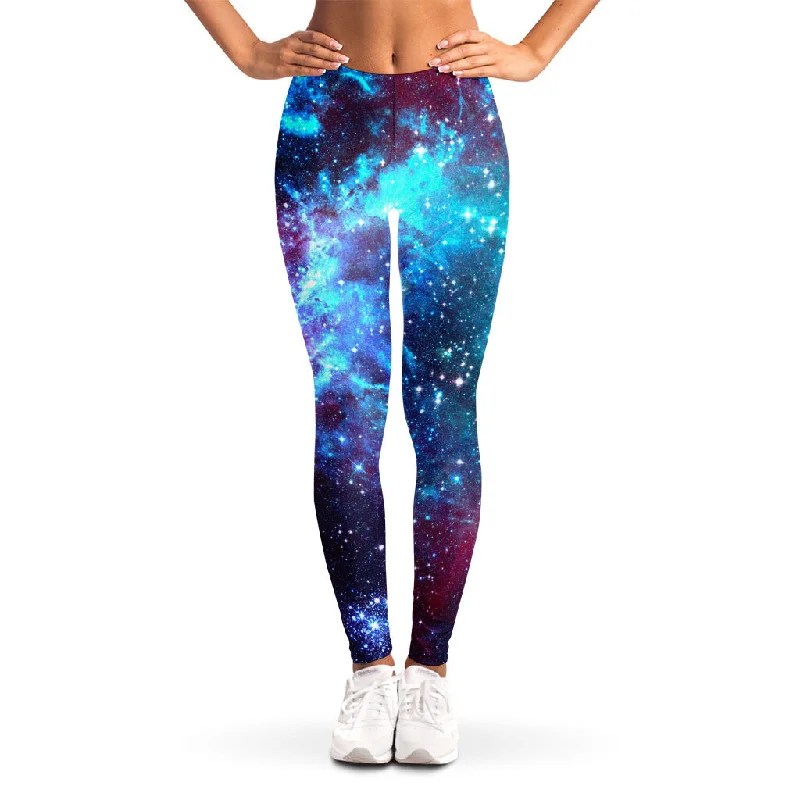 Starfield Nebula Galaxy Space Print Women's Leggings