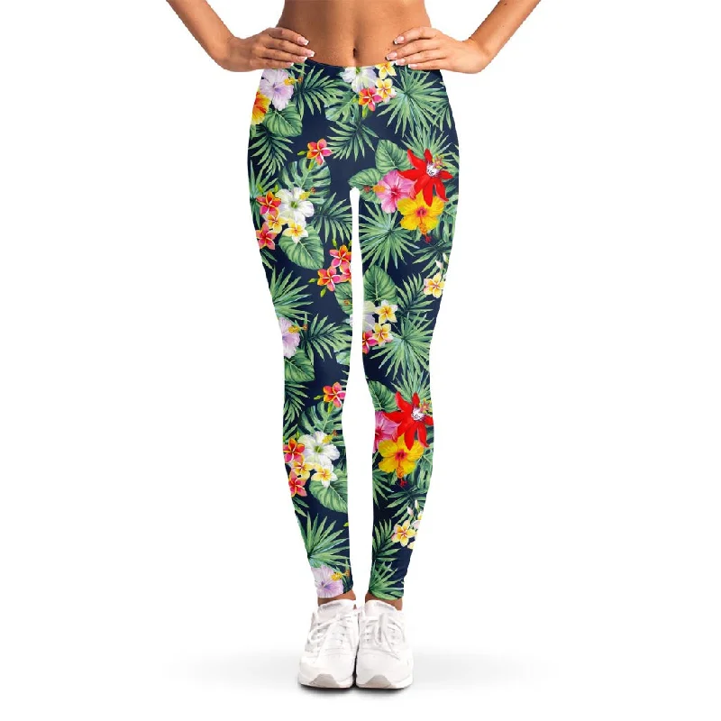 Summer Tropical Hawaii Pattern Print Women's Leggings