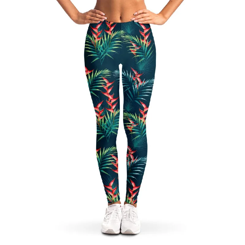 Tropical Plants Hawaii Pattern Print Women's Leggings